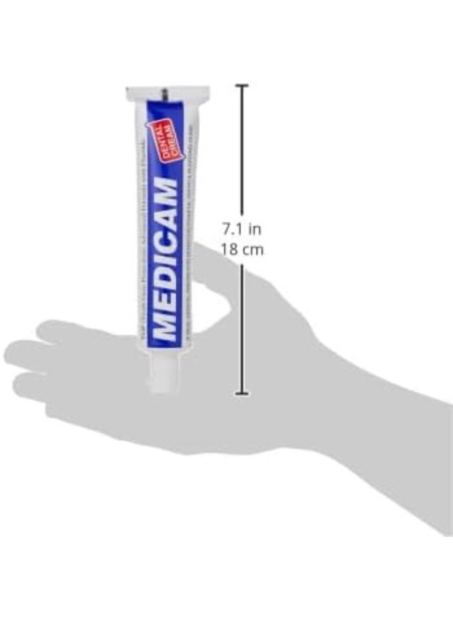Medicam Dental Cream - Teeth Gum Protection Advanced Formula With Fluoride - Cream For Sensitive/Painful Teeth & Bleeding Gums- 100 Grams - Image 4